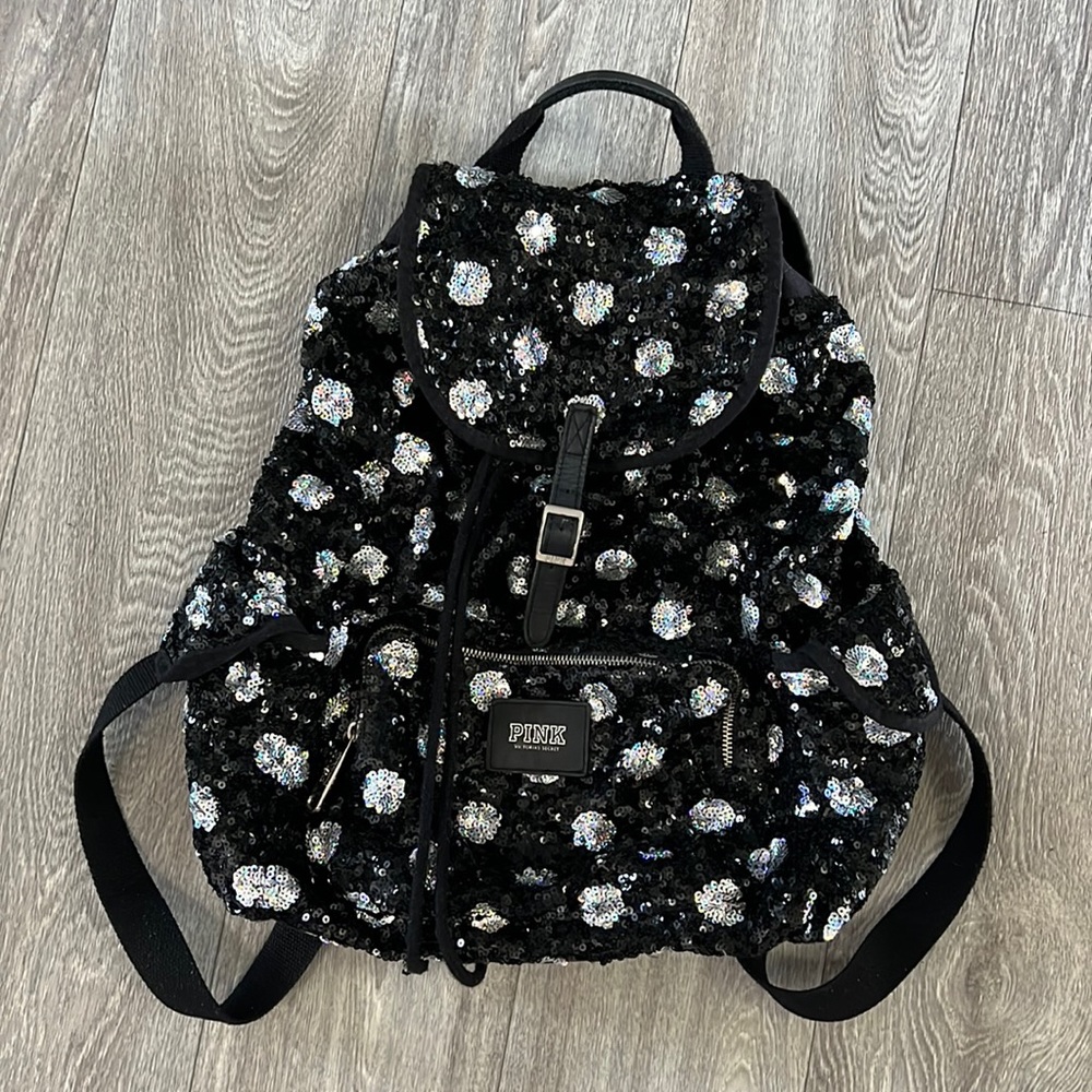 PINK Victoria’s Secret sequin embellished full size backpack